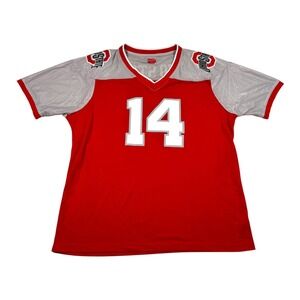 Ohio State Buckeyes Jersey Mens 2XL Red NCAA College Football Number 14 Shirt